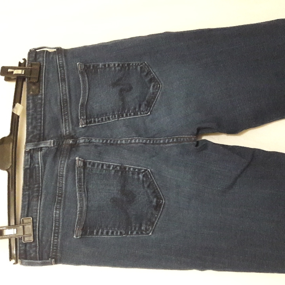 AG Adriano Goldshmied Women Jeans Size 29R Denim Midrise Cigarette Dark …